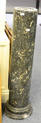 Lot 1147 - Green marble column