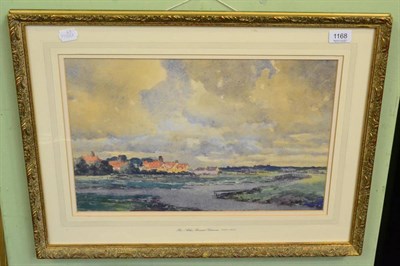 Lot 1168 - Reverand A B Bateman, river scene, watercolour, framed