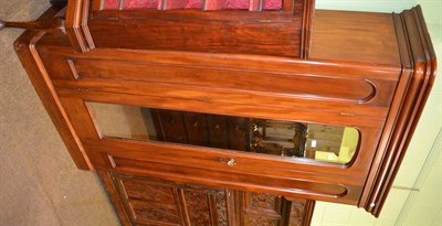 Lot 1265 - Victorian mahogany single door wardrobe