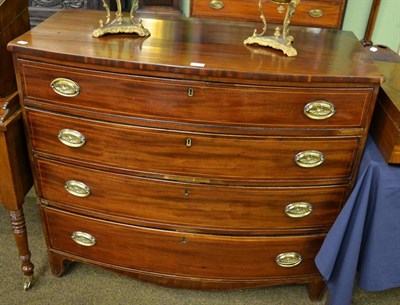 Lot 1316 - A George III bow chest