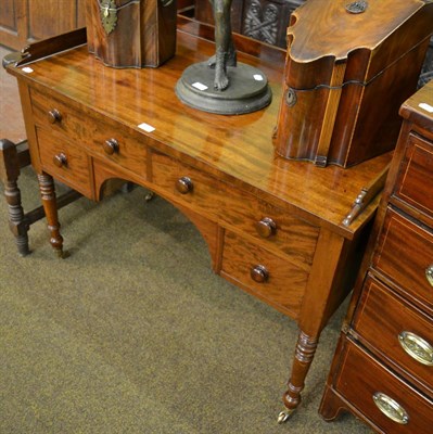 Lot 1318 - A Victorian mahogany dressing table