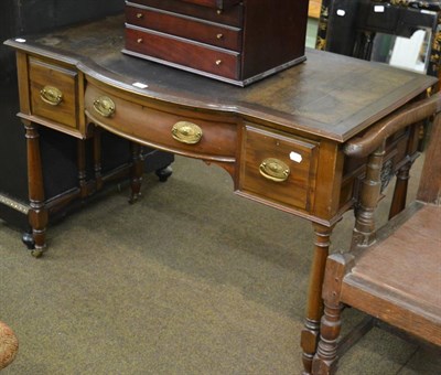 Lot 1322 - Late Victorian walnut writing desk