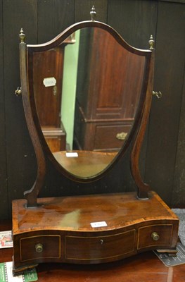 Lot 1368 - A 19th century toilet mirror