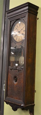 Lot 1382 - Bundy Time Recorder in a hard oak case