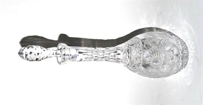 Lot 41 - Meissen crystal decanter