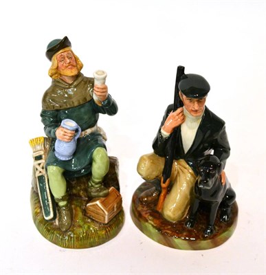 Lot 49 - Two Royal Doulton figures The Gamekeeper HN2879 and Robin Hood HN2773
