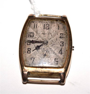 Lot 96 - A 9ct gold Garrard wristwatch, singed Rolex