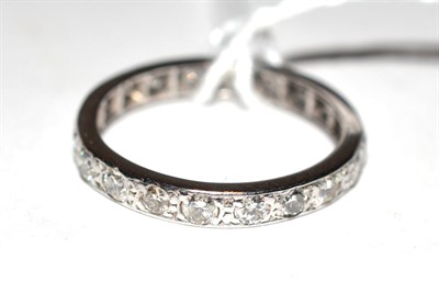 Lot 151 - A diamond eternity ring