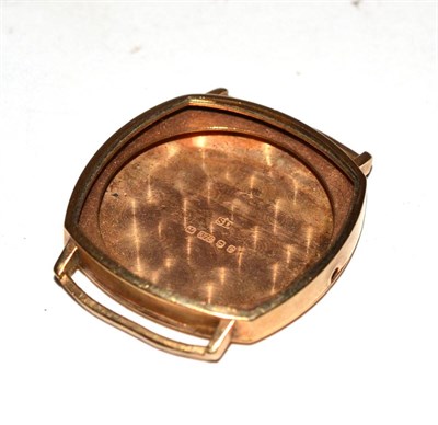 Lot 241 - 9ct gold watch case