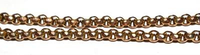 Lot 271 - A Victorian guard chain stamped 9c