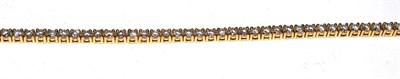 Lot 353 - A diamond line bracelet, 3.00 carat approximate total diamond weight