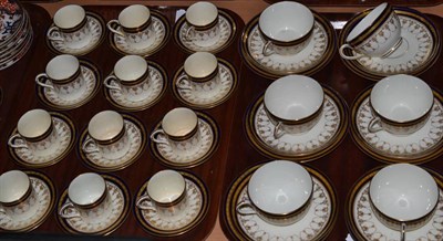 Lot 375 - A 19th century Royal Worcester tea and coffee part service, pattern number 1955