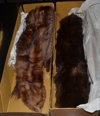 Lot 1050 - Two fur stoles