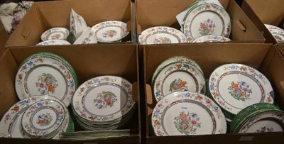 Lot 1052 - An extensive Copeland Spode Chinese Rose pattern part dinner service (six boxes)