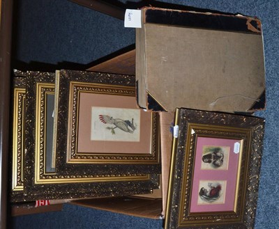 Lot 1091 - Five assorted prints, an engraving with facsimile signature Byron, a pencil sketch and a pair...