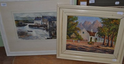 Lot 1230 - Irish school (20th century) Sligo Harbour, W. Freland, watercolour, framed and glazed; together...