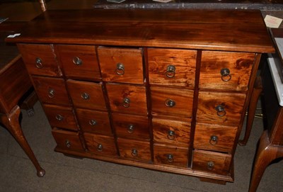 Lot 1281 - A modern bank of drawers