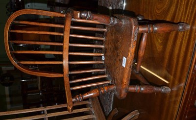 Lot 1294 - A 19th century child's Windsor chair