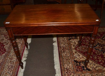 Lot 1303 - A 19th century mahogany tea table