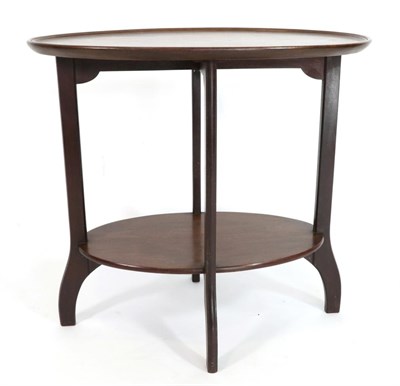 Lot 637 - Arthur Simpson of Kendal (1857-1922): An Arts & Crafts Mahogany Occasional Table, shape...