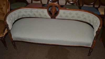 Lot 1320 - An Edwardian inlaid settee