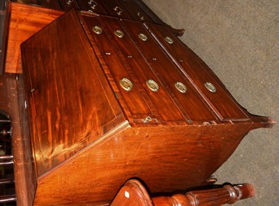 Lot 1364 - Early 19th century small mahogany bureau