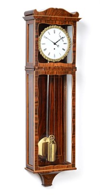 Lot 665 - A Rare Small Biedermeier Period Vienna Wall Regulator Timepiece, circa 1830, the nicely figured...