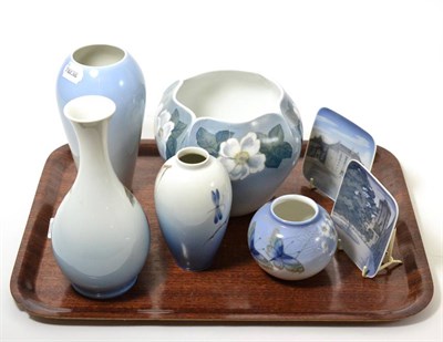 Lot 174 - Seven items of Royal Copenhagen porcelain