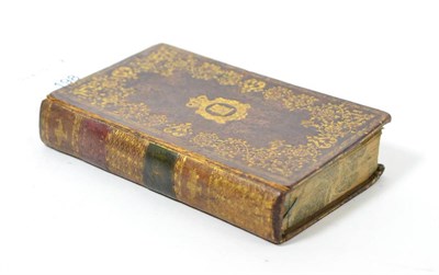 Lot 198 - 19th century 'book safe' - concealed compartment in original leather gilt binding