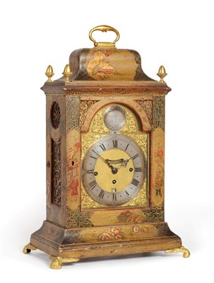 Lot 675 - A George III Chinoiserie Chiming Table Clock, signed Markwick Markham, London, circa 1770, inverted