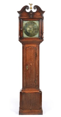 Lot 676 - An Oak Eight Day Longcase Clock, signed S.Lomax, Blackburn, circa 1770, swan neck pediment,...