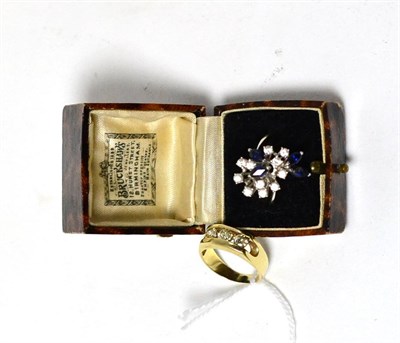 Lot 262 - Two gold and gem set rings