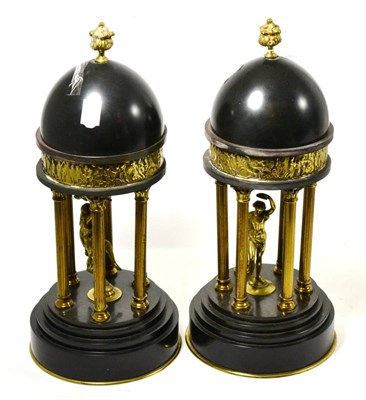 Lot 358 - A pair of Victorian clock 'side pieces'