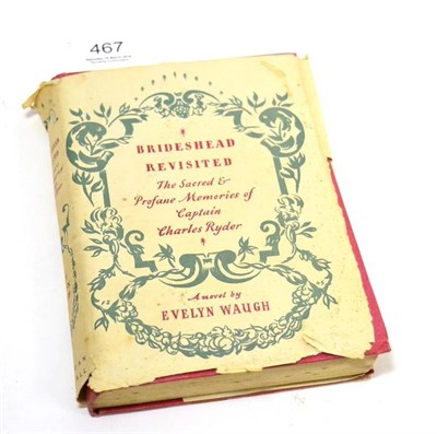 Lot 467 - Waugh (Evelyn), Brideshead Revisited, 1945, first Chapman & Hall/Book Society, with worn dust...