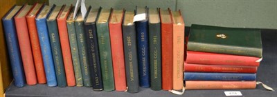 Lot 474 - A collection of twenty Yorkshire County Cricket Club year books