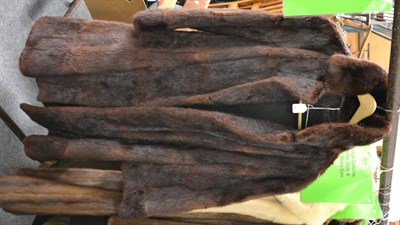 Lot 1020 - A brown fur coat