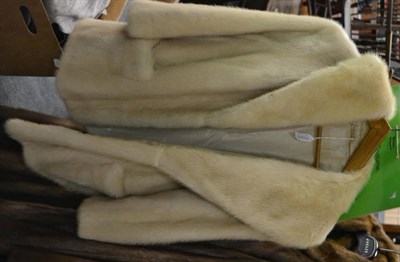 Lot 1021 - A white mink jacket