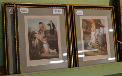 Lot 1148 - Ten framed aquatints, The Cries of London