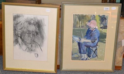 Lot 1184 - Three Brenda Inston pictures ";The Pink Sunhat";, ";Portrait of Emily"; and the ";Boxer"; unframed