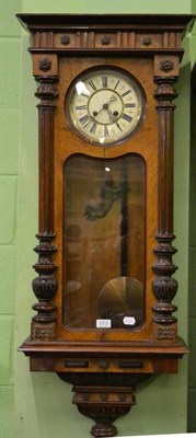 Lot 1212 - A Vienna type wall clock