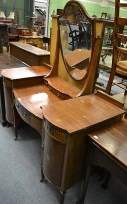 Lot 1306 - A 19th century inlaid dressing table