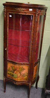 Lot 1324 - A reproduction French style vitrine with gilt metal mounts