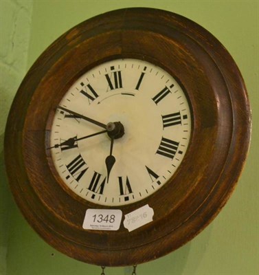 Lot 1348 - A postman clock