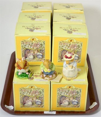 Lot 40 - Fourteen Royal Doulton Brambly Hedge ornaments and six Beswick ornaments