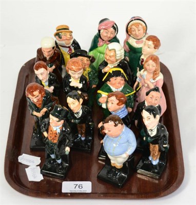 Lot 76 - A group of eighteen Royal Doulton Dickensian figures