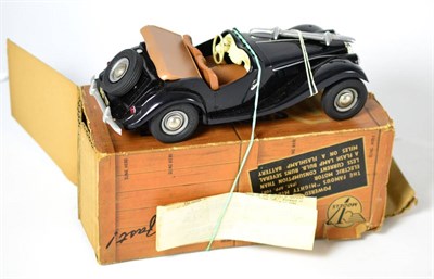 Lot 117 - Victory Models MG TF battery operated car, black (overall G, but lacks sidelights and front...