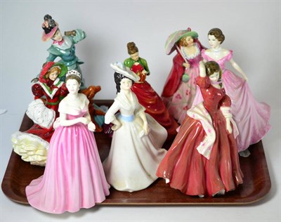 Lot 135 - A group of eight Royal Doulton ladies, comprising Hope, Christmas Day 2010, Ellen, Mirabel,...