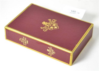 Lot 185 - A cased collection of ten coins, 'The Cayman Islands Silver Kings Collection 1980', in two volumes