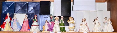 Lot 213 - A group of sixteen Royal Doulton ladies