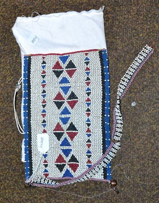 Lot 228 - Zulu beaded modesty apron